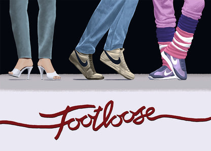 Footloose Art Print / 80s Movie Illustration