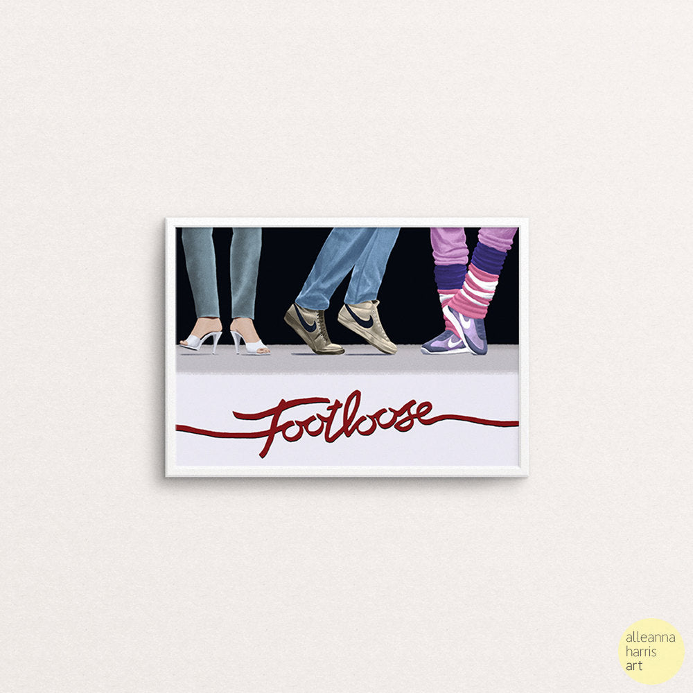 Footloose Art Print / 80s Movie Illustration