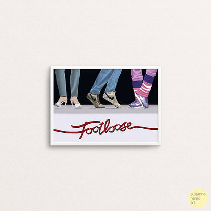 Footloose Art Print / 80s Movie Illustration