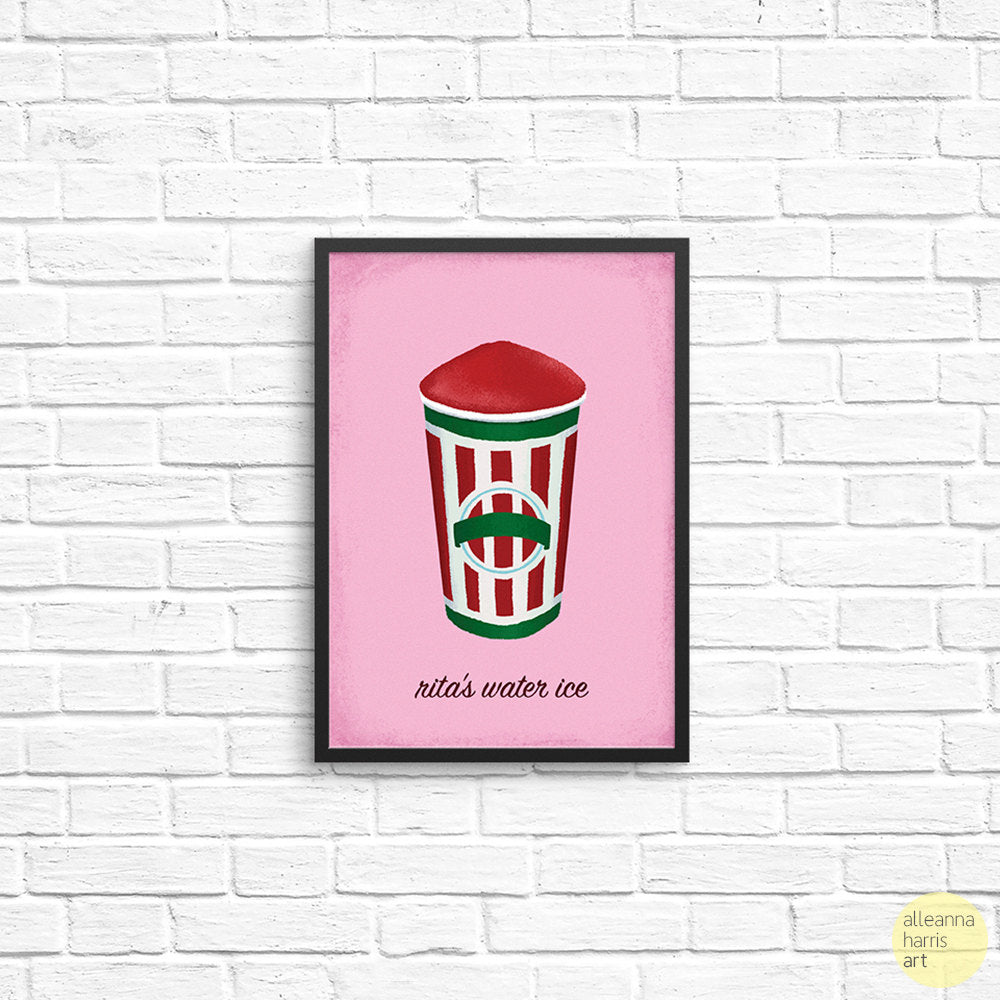 Rita’s Water Ice Art Print