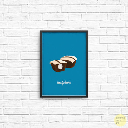 Cream Filled Chocolate Cupcake Art Print